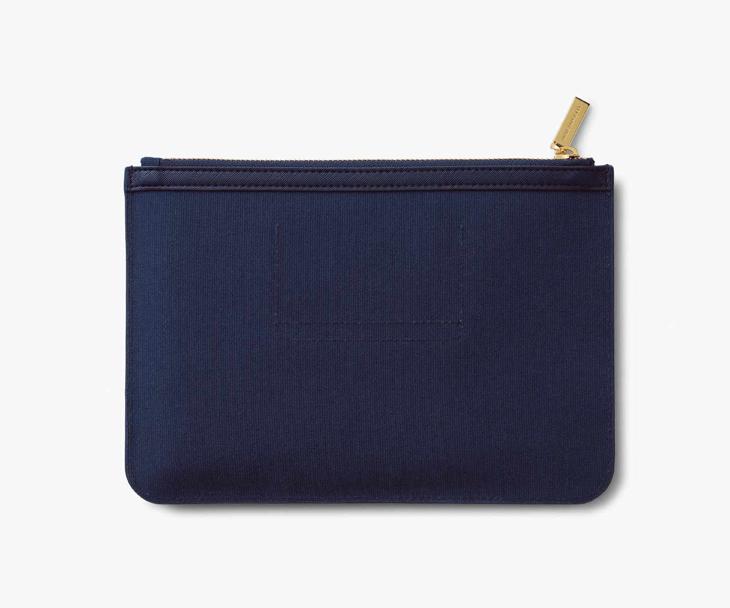Bramble Embroidered Canvas Clutch