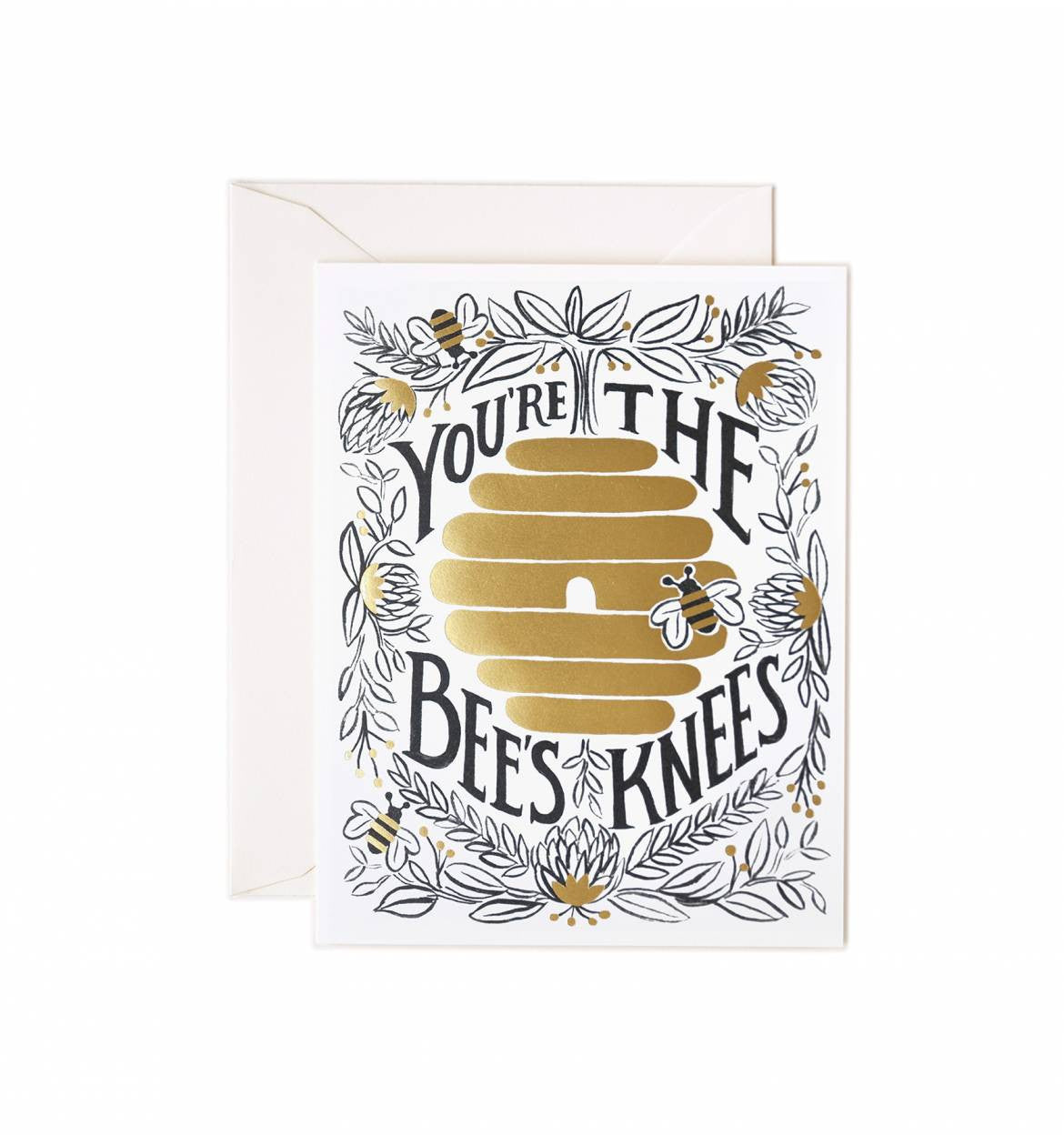 You're the Bee's Knees Single Greeting Card