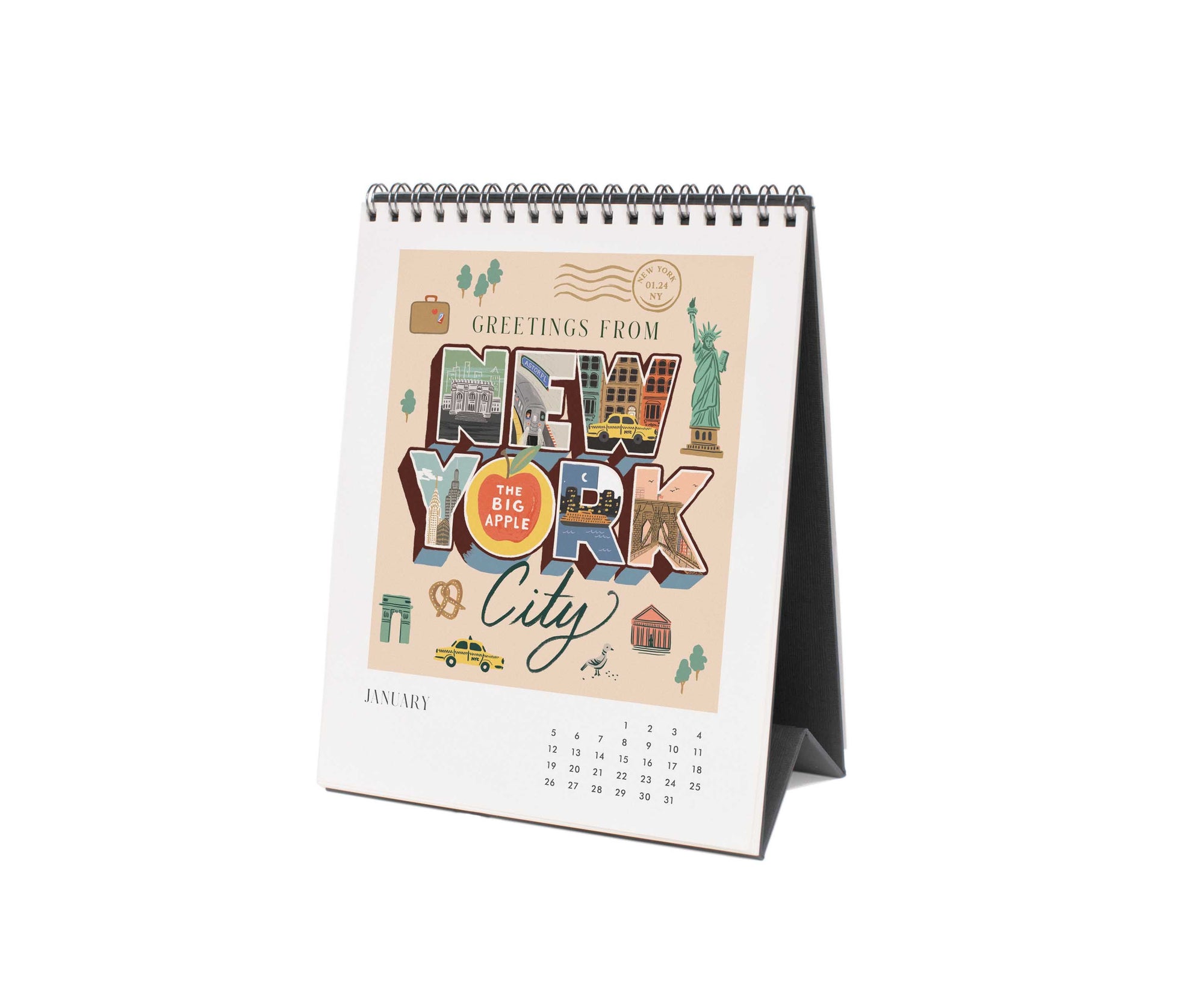 2025 Greetings from Around the World Desk Calendar