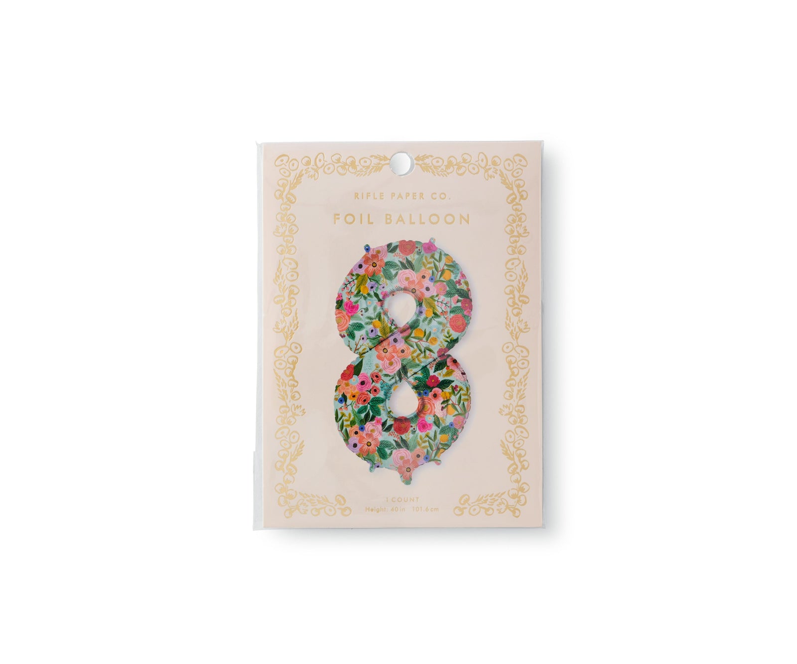 Garden Party Numbered Foil Balloons