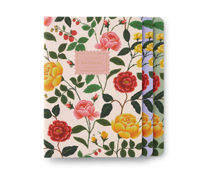 Roses Stitched Notebook Set