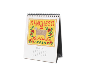 2026 Cheese Desk Calendar