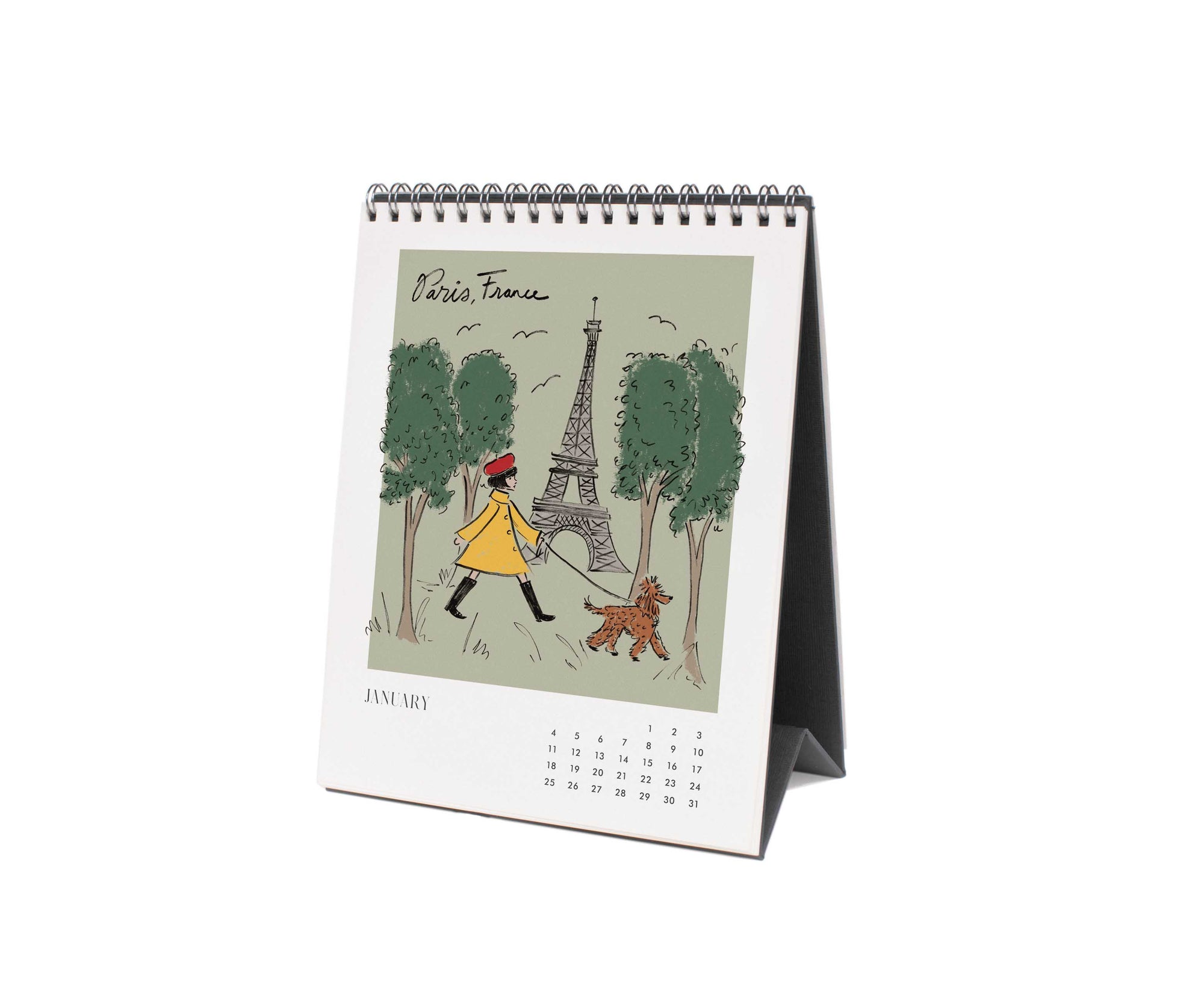2026 Travel Sketchbook Desk Calendar