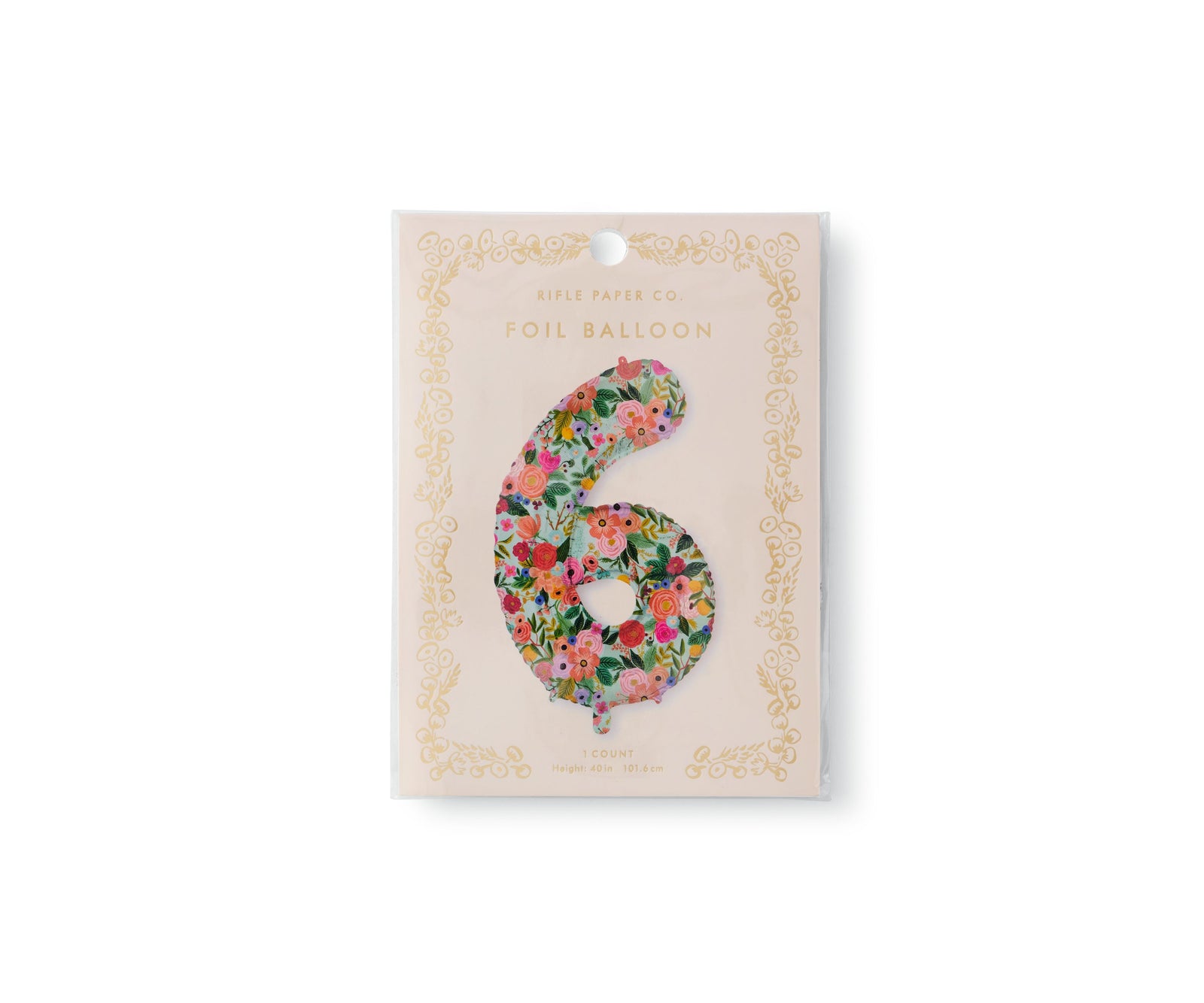 Garden Party Numbered Foil Balloons