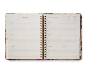 2025-2026 Dhalia 17-Month Academic Hardcover Spiral Planner