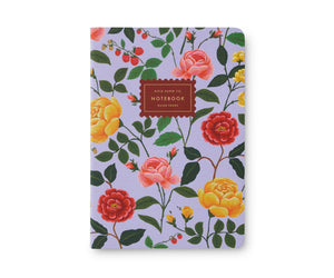 Roses Stitched Notebook Set