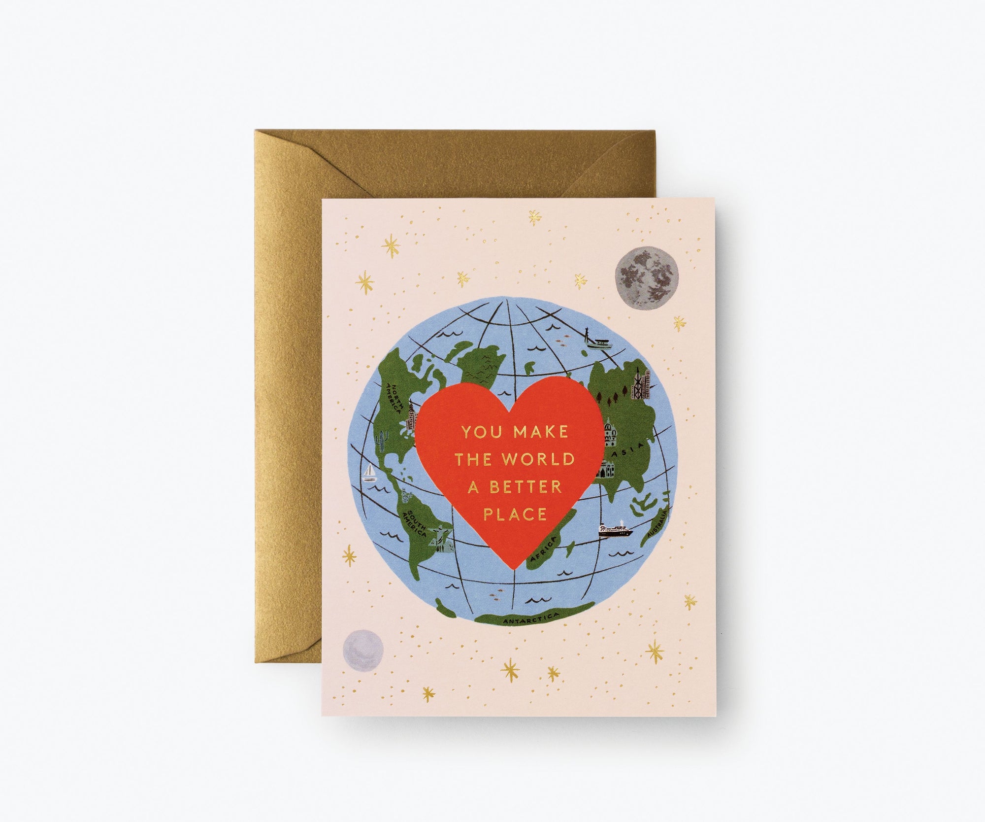 You Make the world better Single Greeting Card