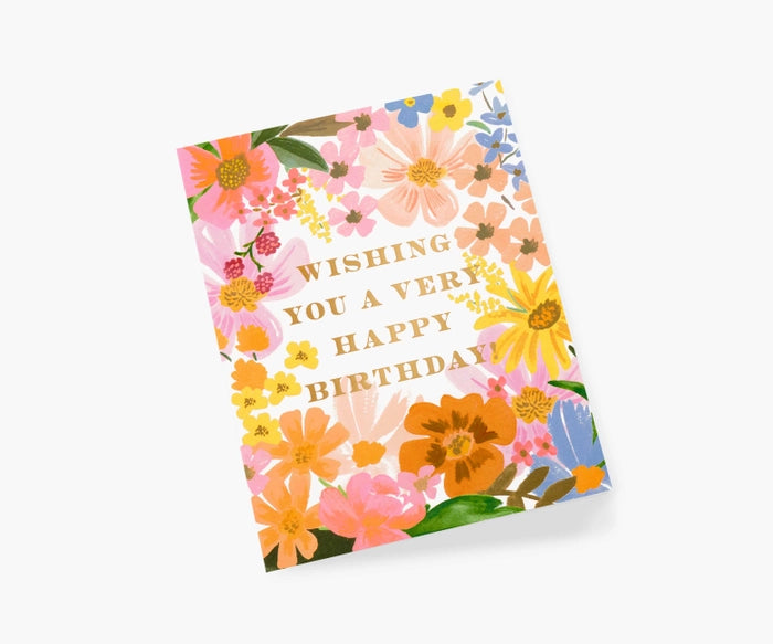 Marguerite Birthday Single Greeting Card