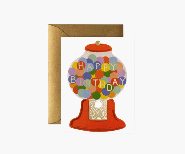Gumball Birthday Single Greeting Card