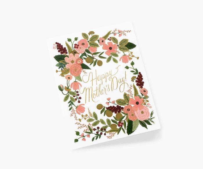 Garden Party Mother's Day Single Greeting Card