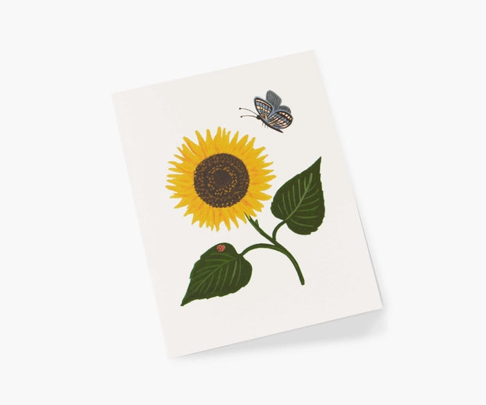 Sunflower Single Greeting Card