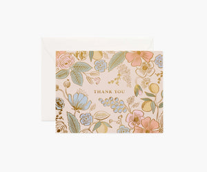 Colette Thank You Single Greeting Card