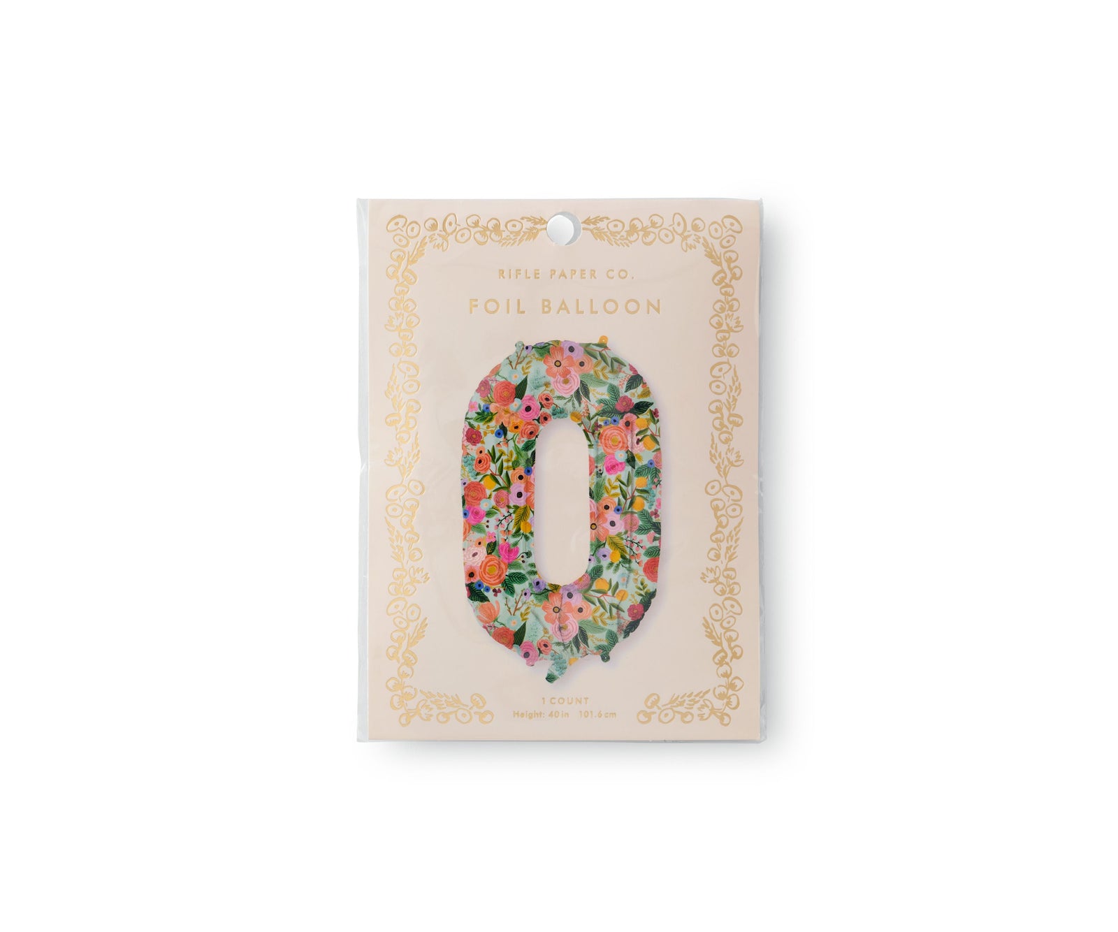 Garden Party Numbered Foil Balloons