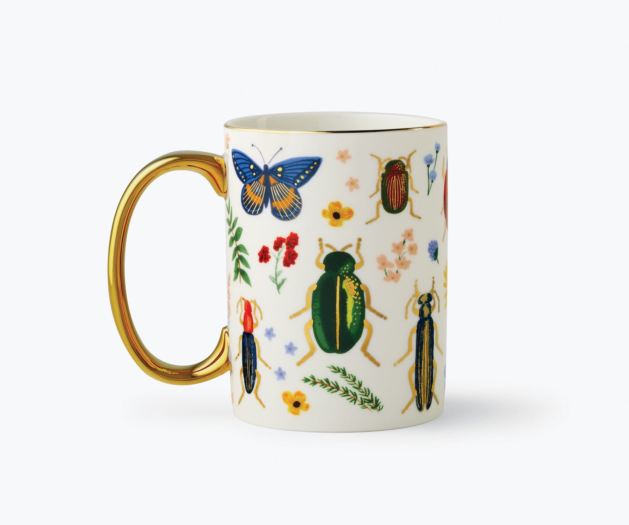 Curio Beetle Porcelain Mug