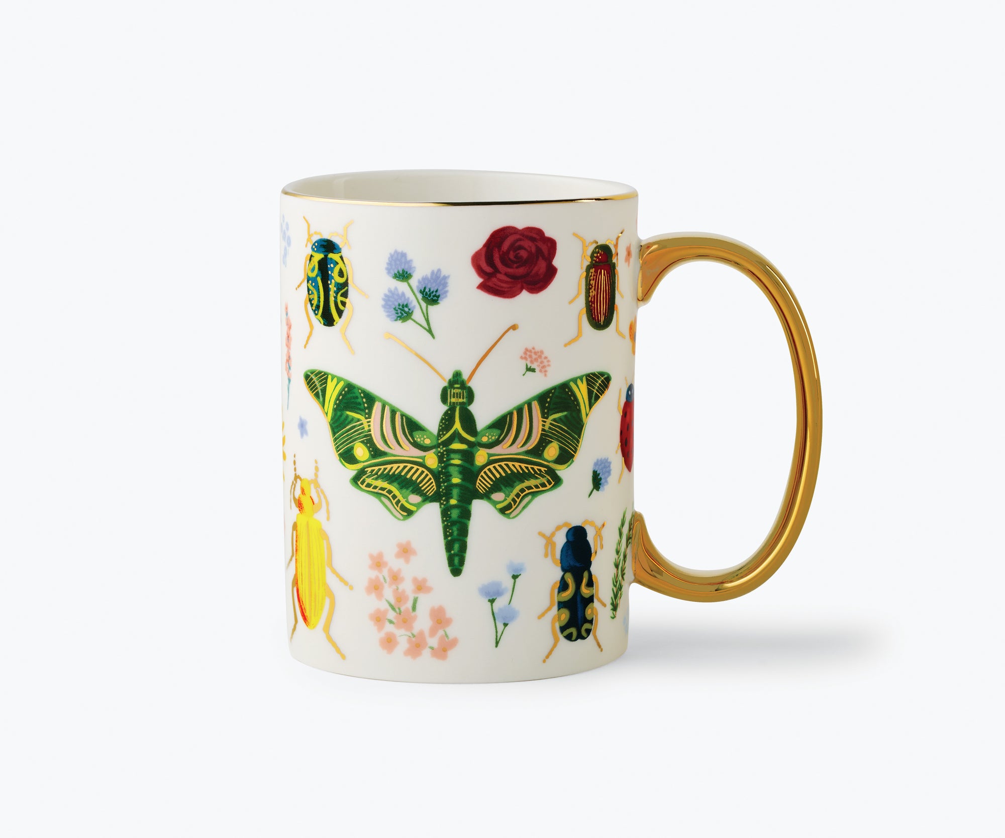 Curio Beetle Porcelain Mug