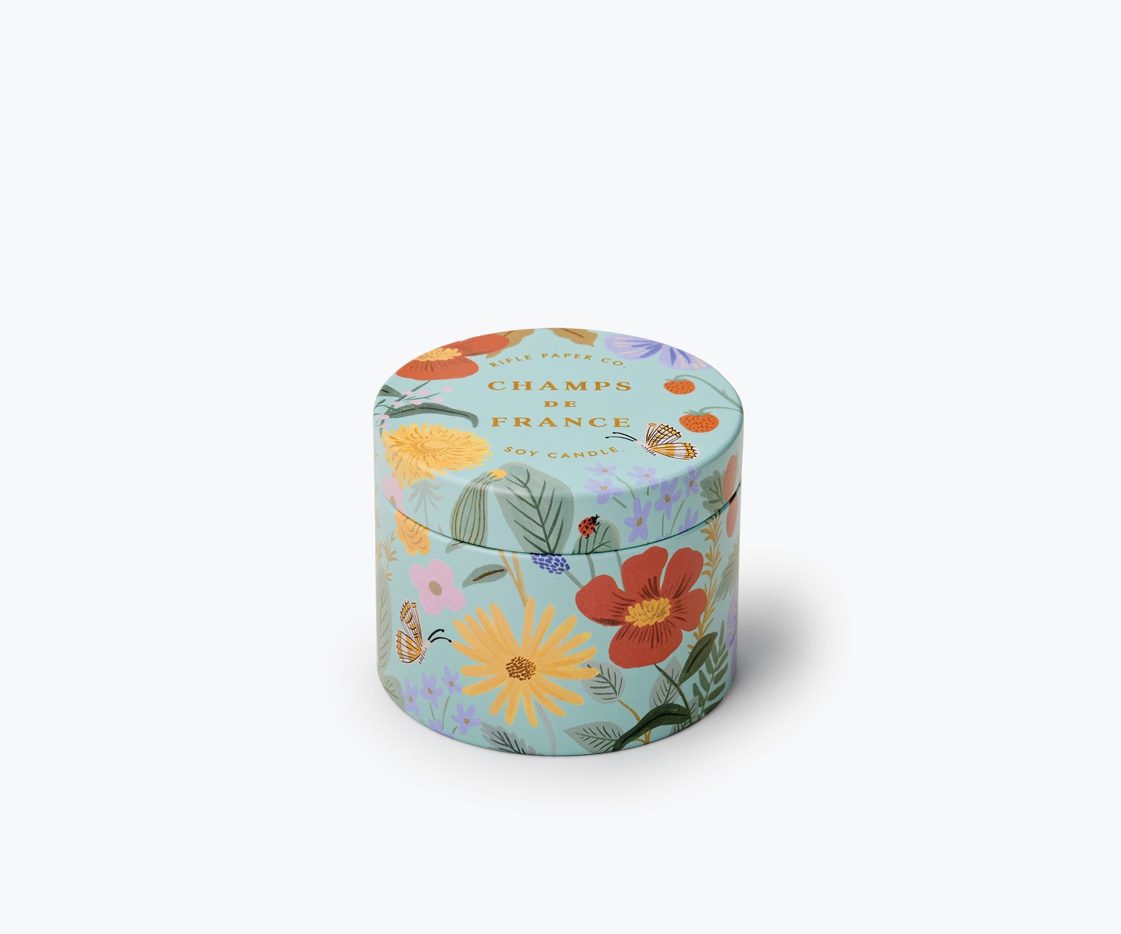 Champs de France Tin Candle