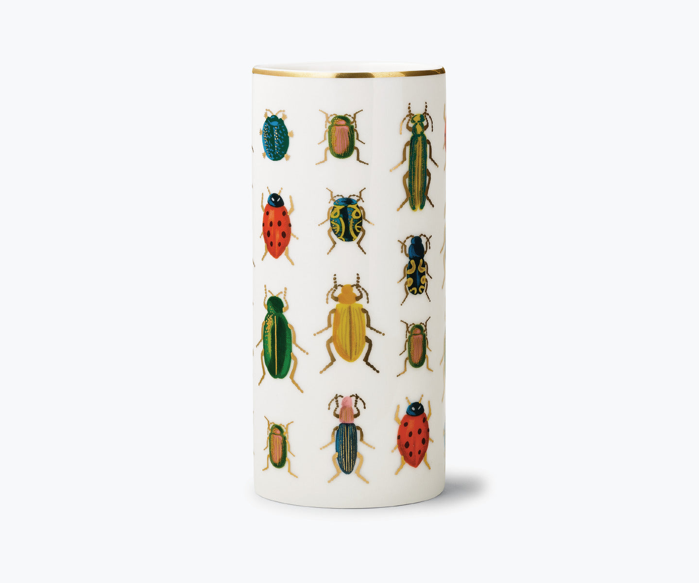 Beetles & Bugs Porcelain Vase