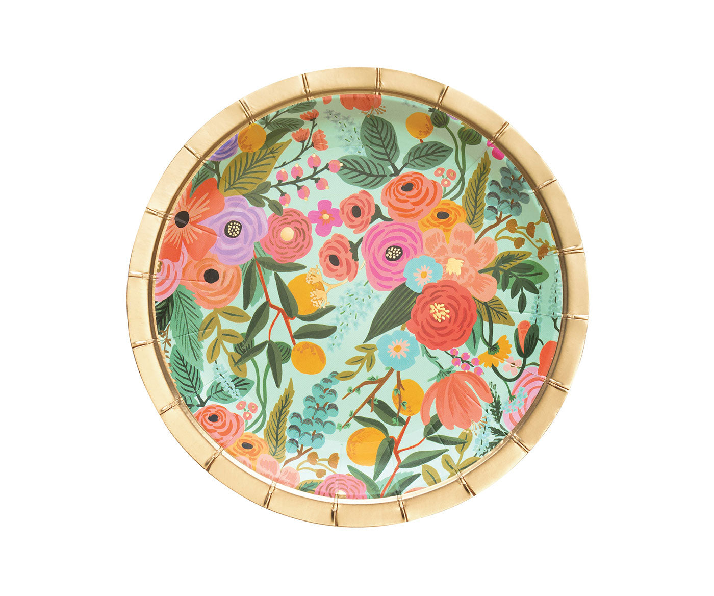 Wildflower Large Paper Plates - OPARI CO.