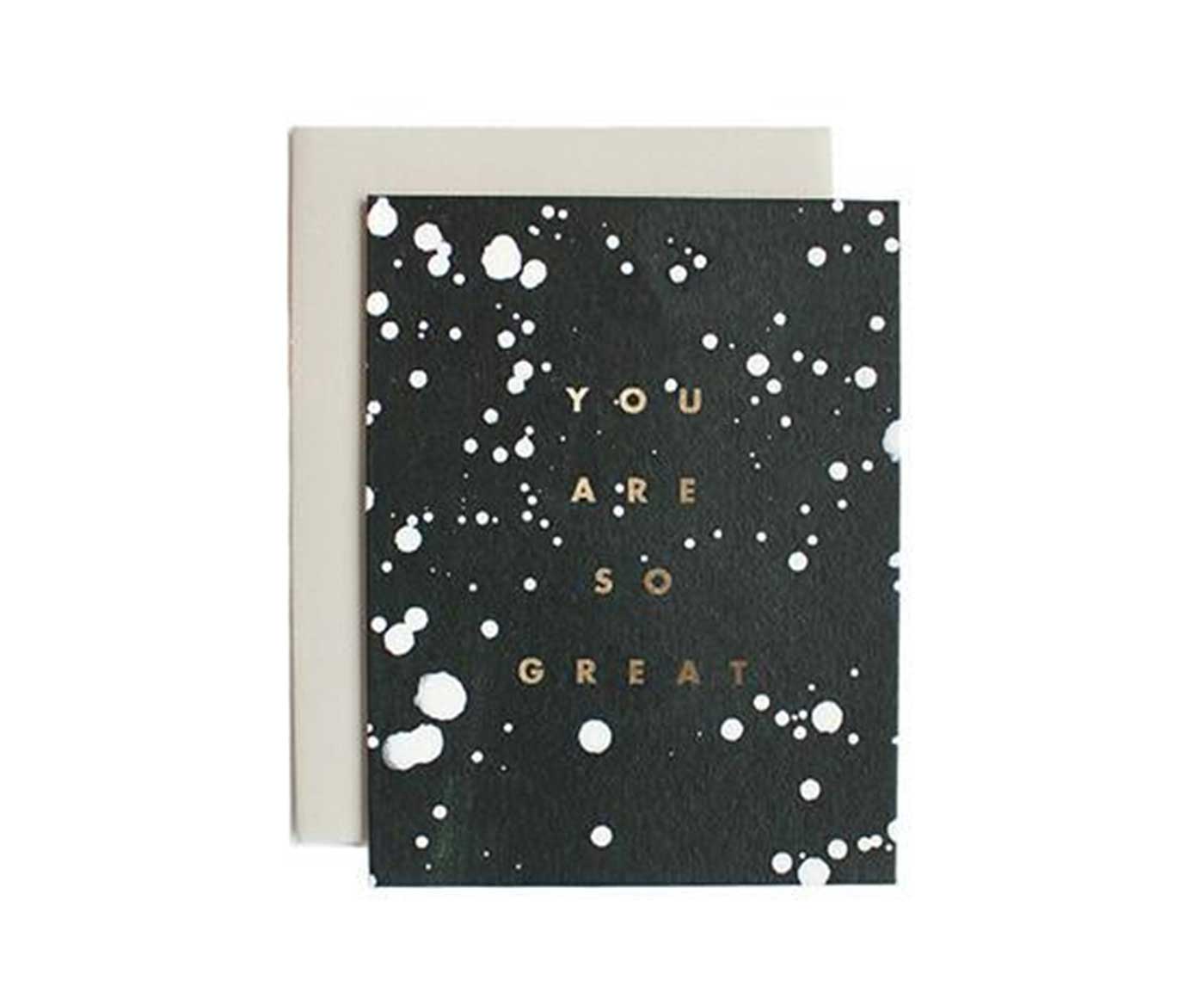 Great Drip Single Greeting Card