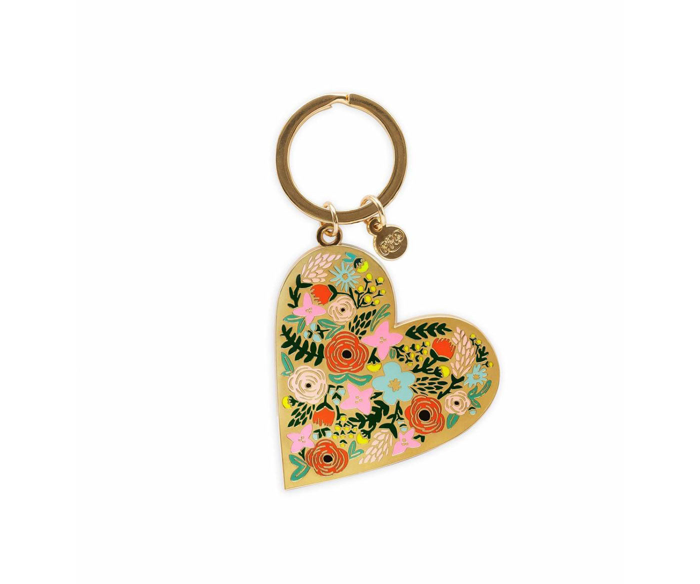 Floral Heart Key Chain