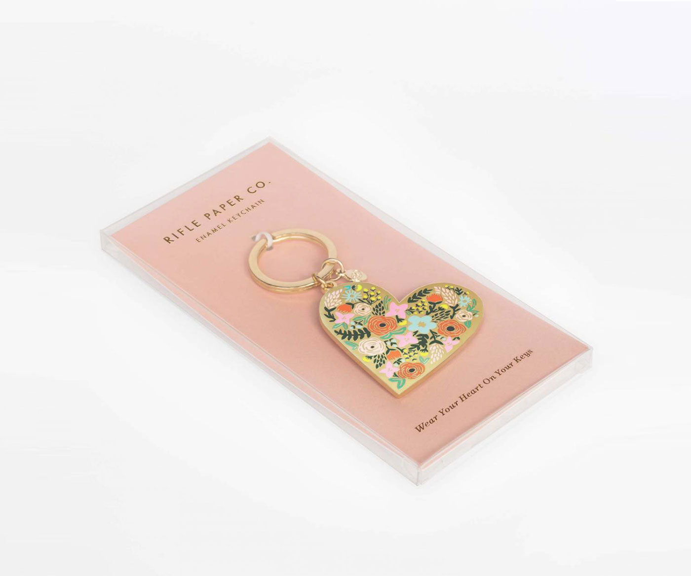 Floral Heart Key Chain