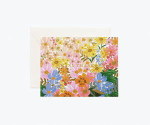Marguerite Thank You Single Greeting Card
