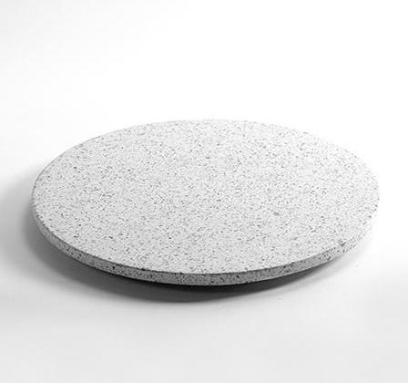 White Terrazzo Round Platter