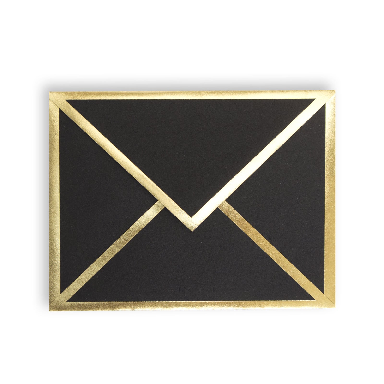 بطاقات تهنئة فردية ذهبية وسوداء