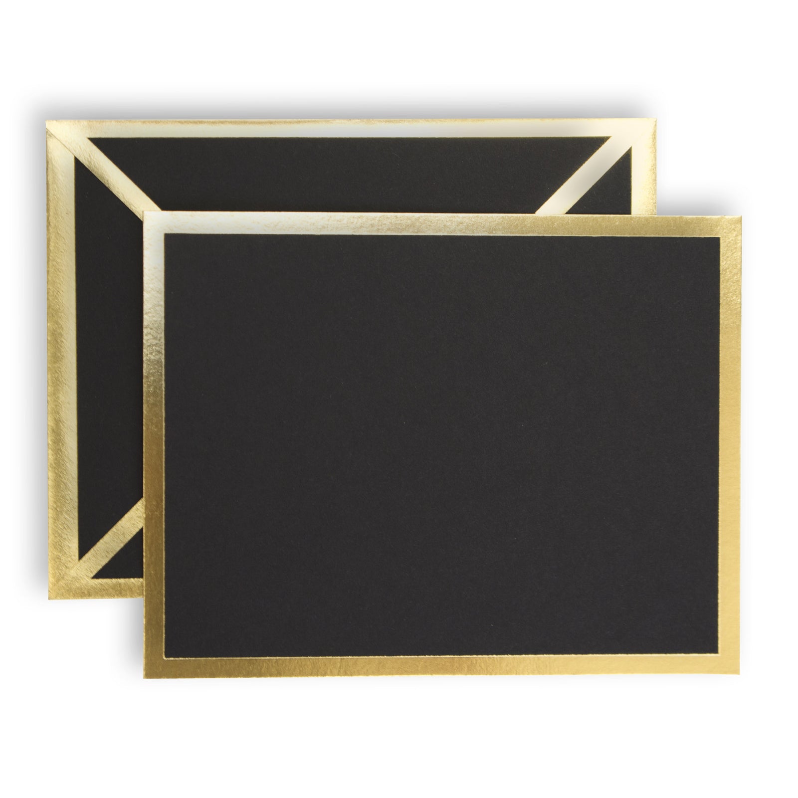 بطاقات تهنئة فردية ذهبية وسوداء