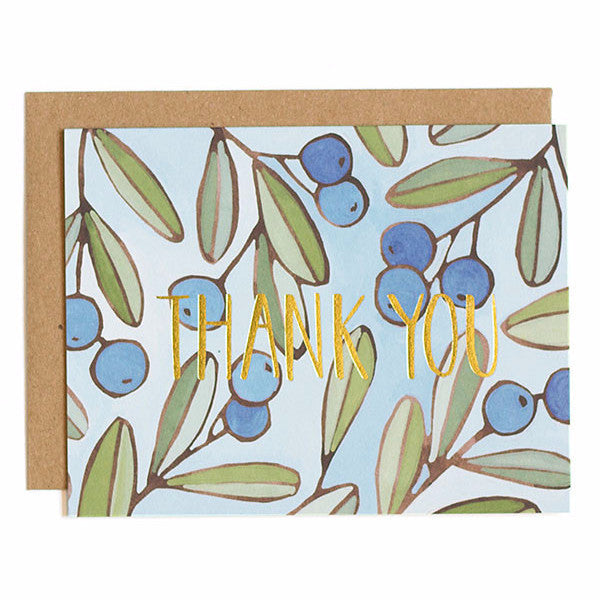 احباط التوت شكرا لك بطاقة واحدة