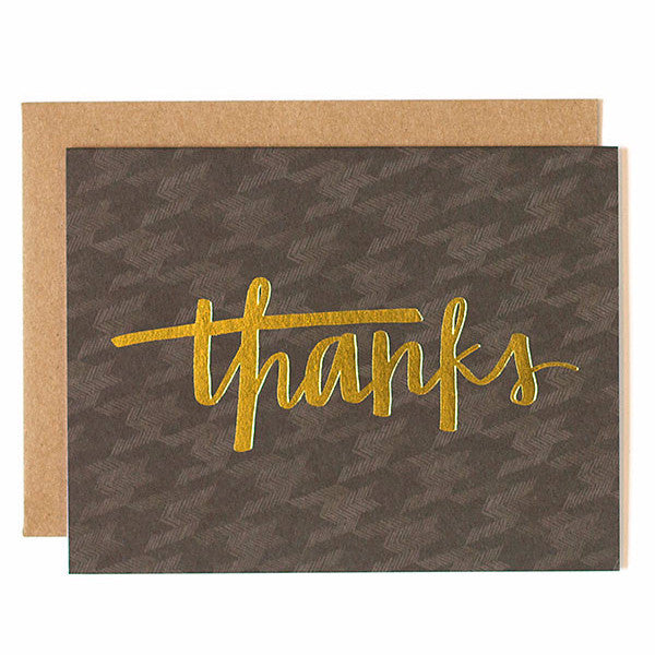 شكرا لبطاقة واحدة سوداء وذهبية