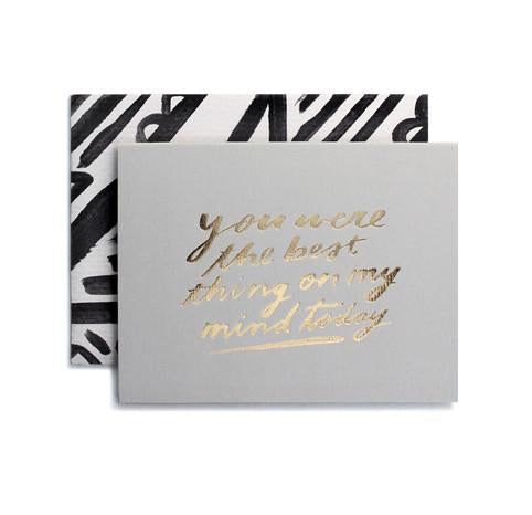 Best Thing Single Greeting Card