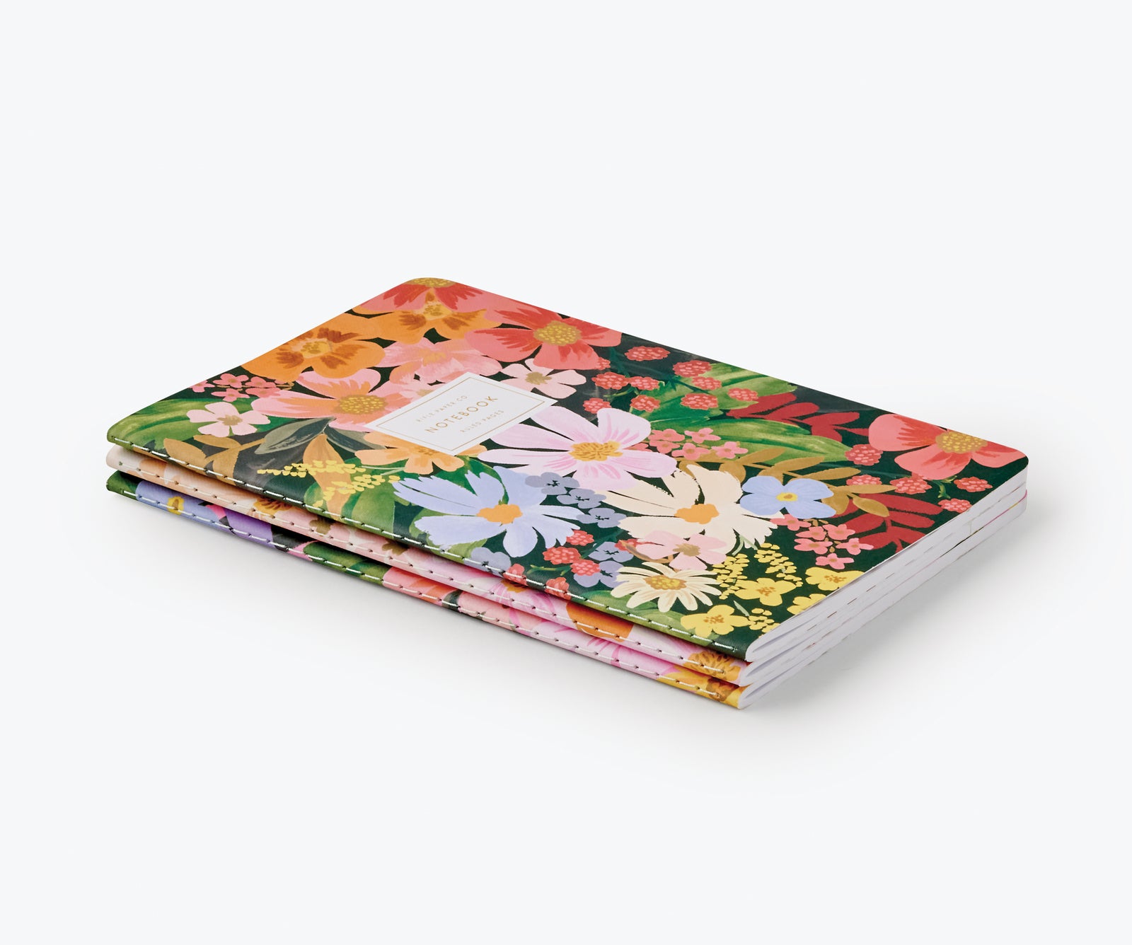 Marguerite Stitched Notebooks Set of 3