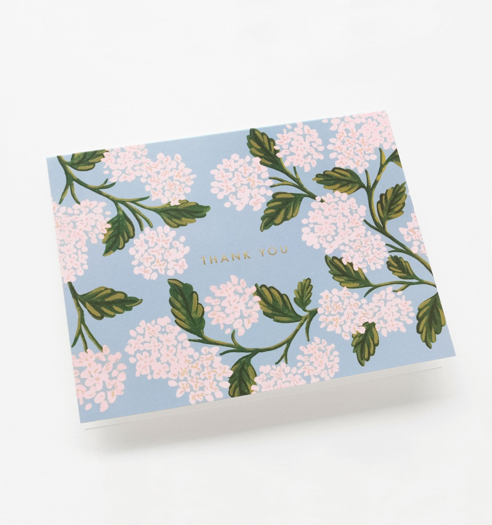 Hydrangea Thank You Single Card
