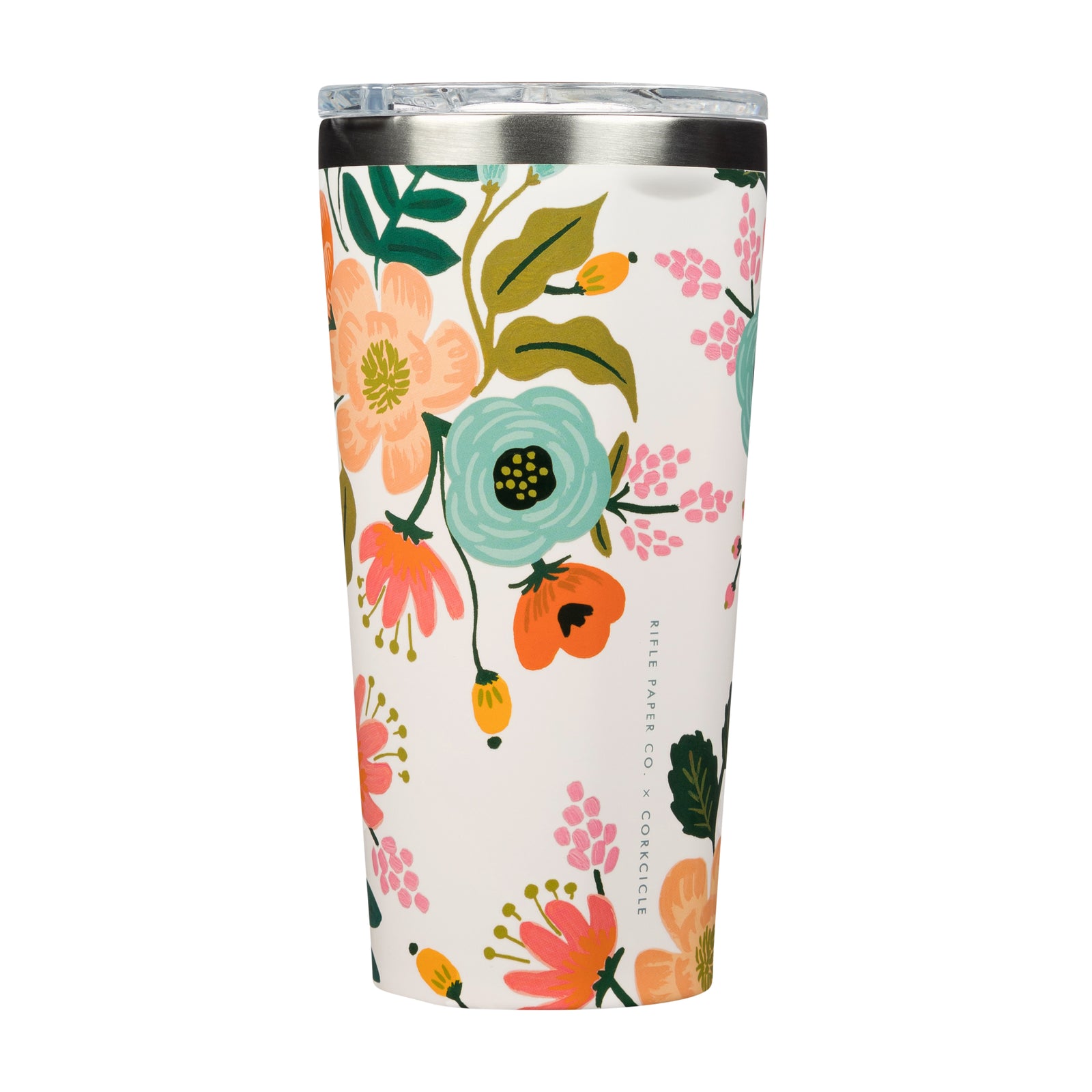 Tumbler Lively Floral Cream