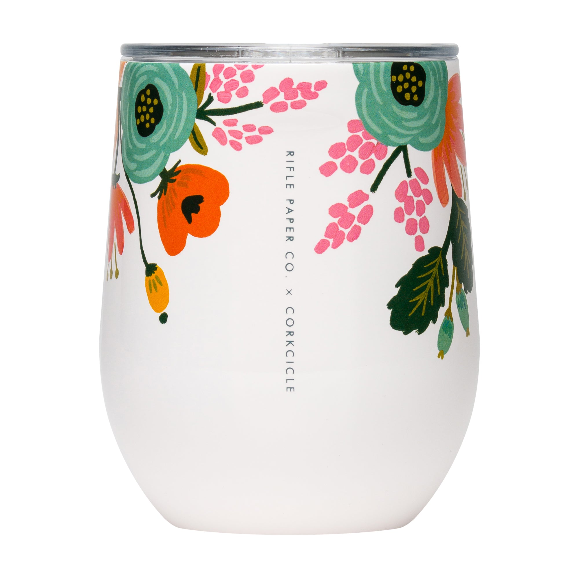 Canteen Stemless Cup Lively Floral Cream