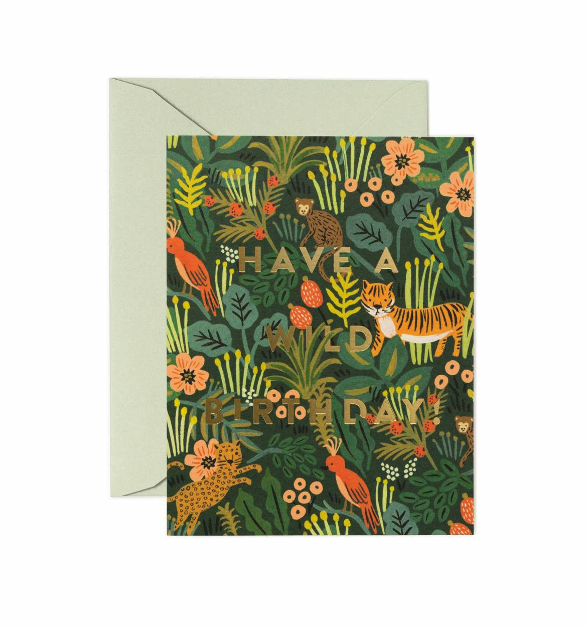 Wild Birthday Single Greeting Card