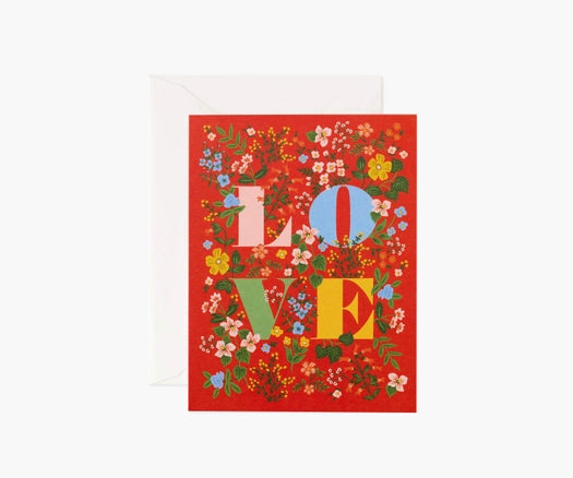 Mayfair Love Single Greeting Card