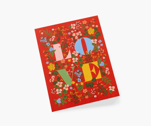 Mayfair Love Single Greeting Card