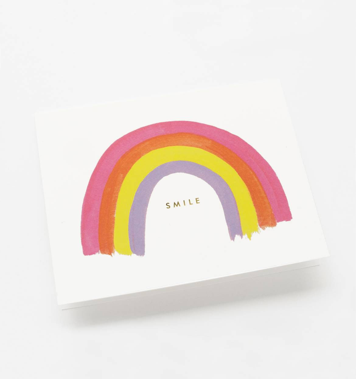 Smile Rainbow Single Greeting Card