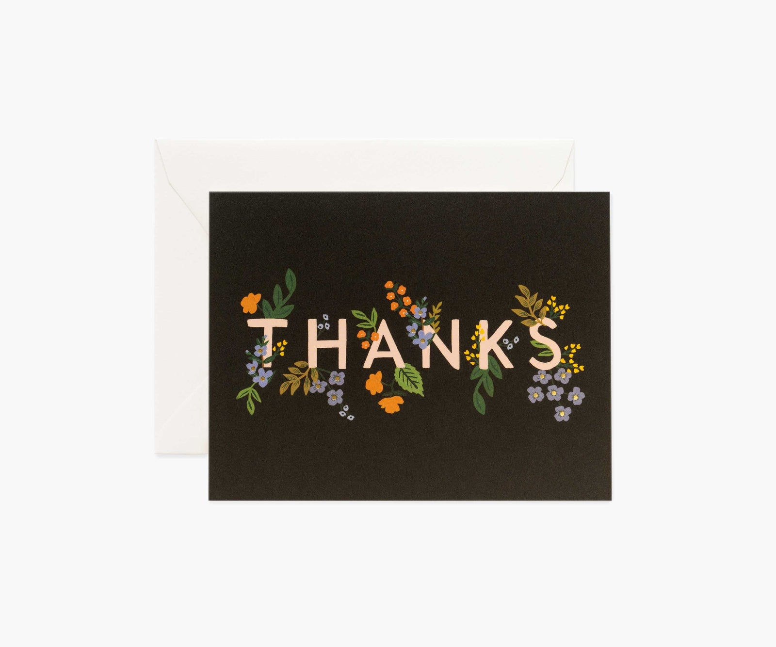 Posey Thank You Single Greeting Card