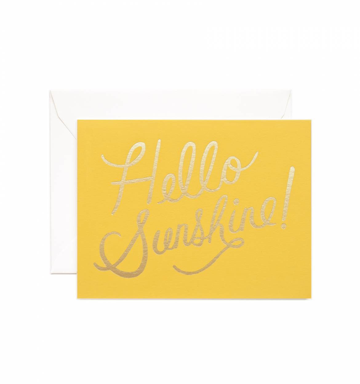 Hello Sunshine Single Greeting Card