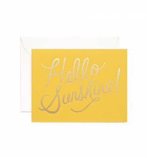 Hello Sunshine Single Greeting Card