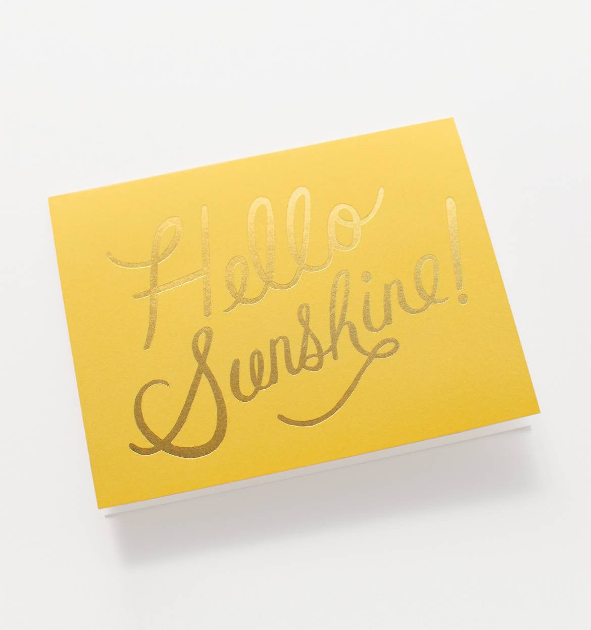 Hello Sunshine Single Greeting Card