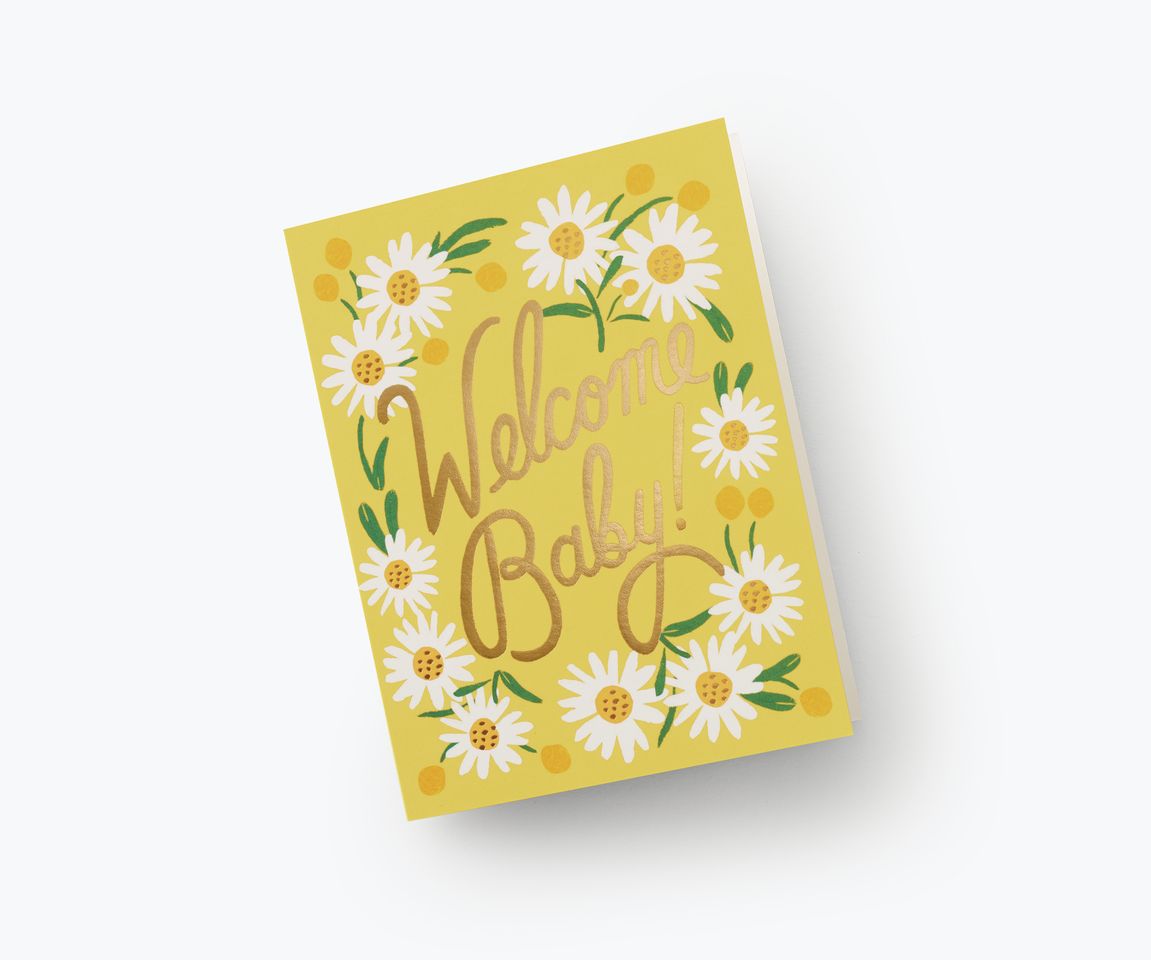 Daisy Baby Single Greeting Card