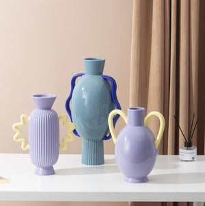 Portrait Vase - Large Purple