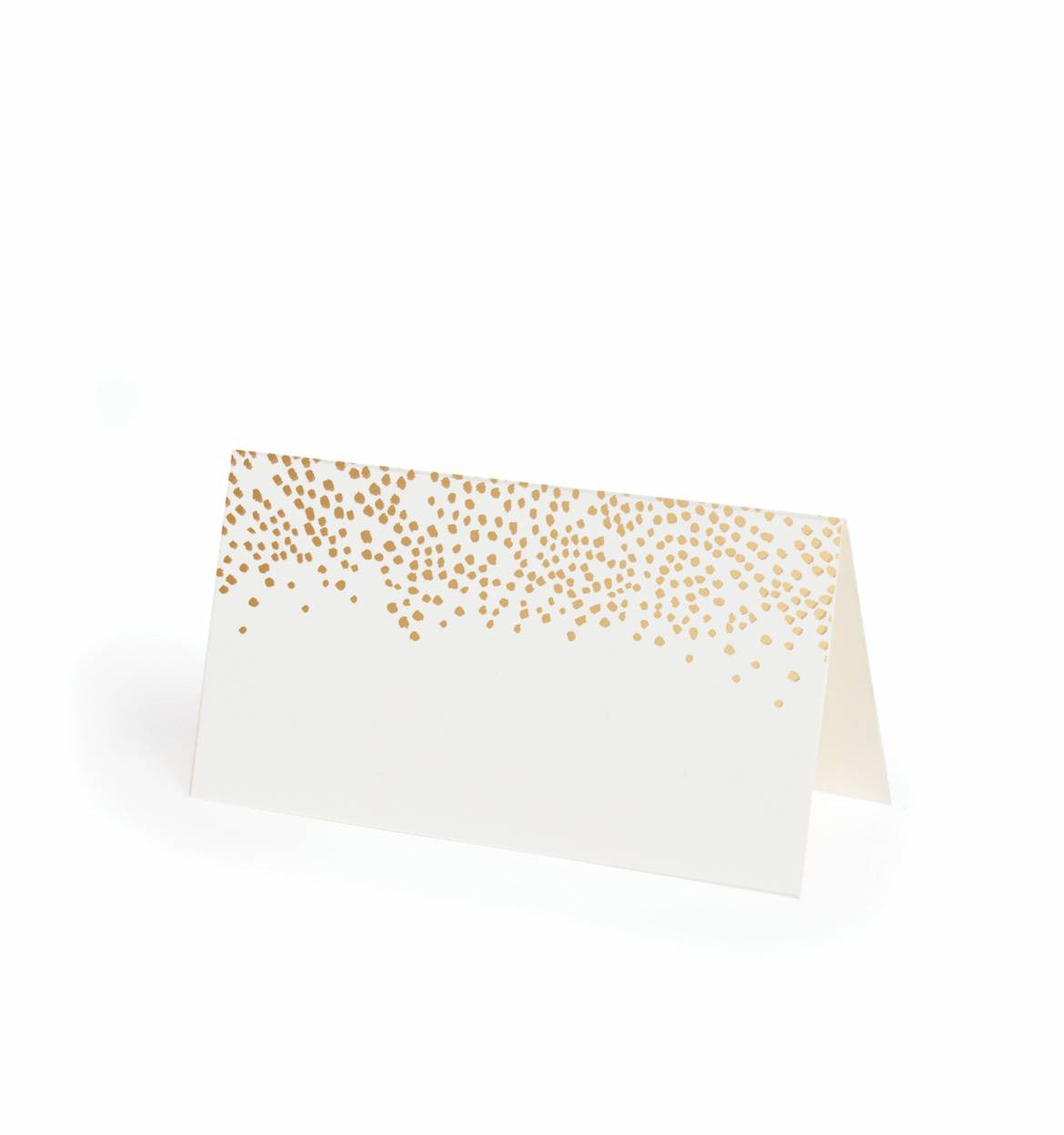 Gold Dots Place Cards