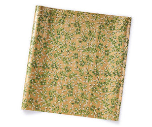 Mistletoe Gold Wrapping Roll