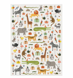 Party Animal Wrapping Sheets