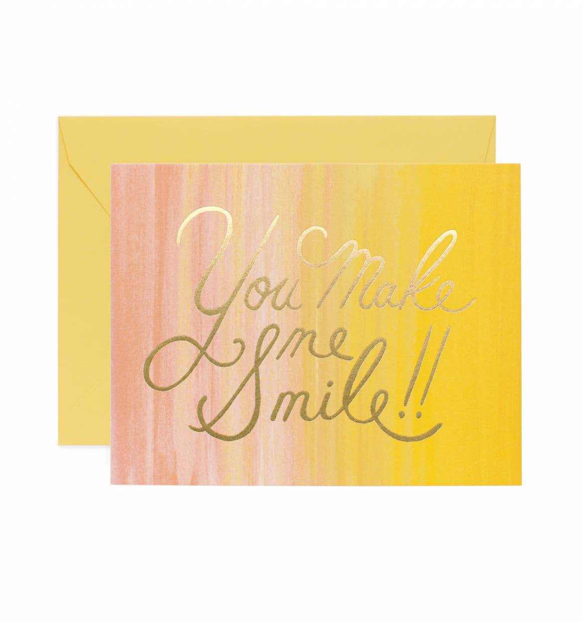 بطاقة تهنئة واحدة تجعلني ابتسم